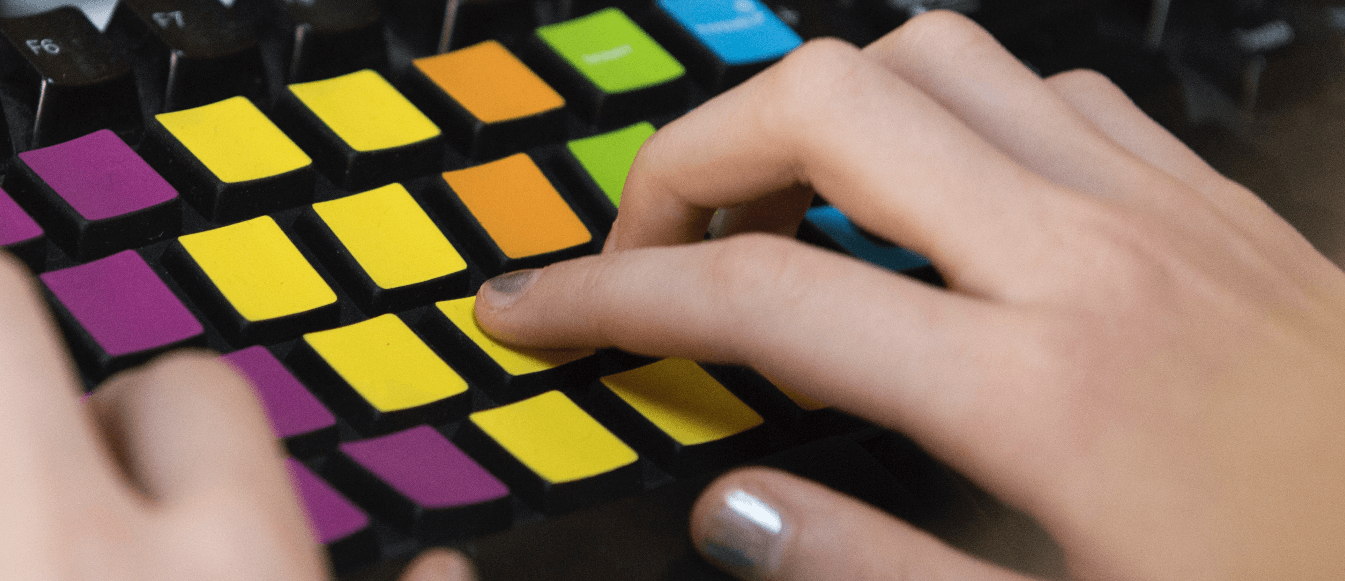 Blind typen skinny ticken